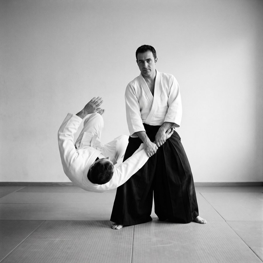 Práctica de Aikido en El Clan del Dojo